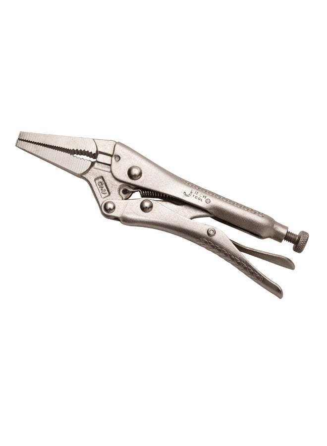 jetechtool Jetech 6-1/2Inch Long Nose Locking Pliers, Premium Cr-V Construction, Long Nose Pliers with Wire Cutter for Easy Access to Hard to Reach Areas - LNP-6 - Image 1